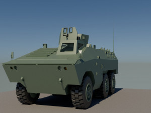 Engesa EE-11 Urutu Brazilian army Modelo 3D