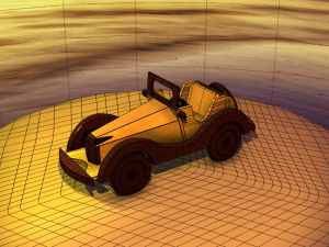 Wooden Car MG-TA 1939 Model 3D Modelo 3D