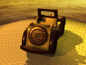Wooden Car MG-TA 1939 Model 3D Modelo 3D