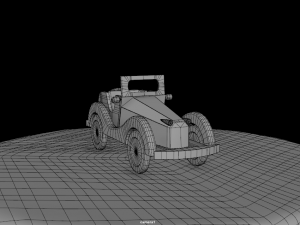 Wooden Car MG-TA 1939 Model 3D Modelo 3D