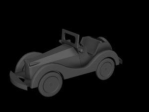 Wooden Car MG-TA 1939 Model 3D Modelo 3D