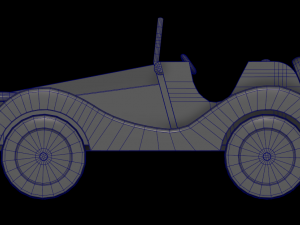 Wooden Car MG-TA 1939 Model 3D Modelo 3D