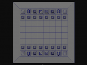Chess Board Complete six types of different textures Low-poly 3D Model