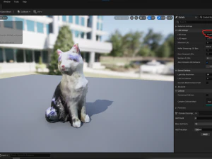 Cat Figure 3D Scanned 3D Model