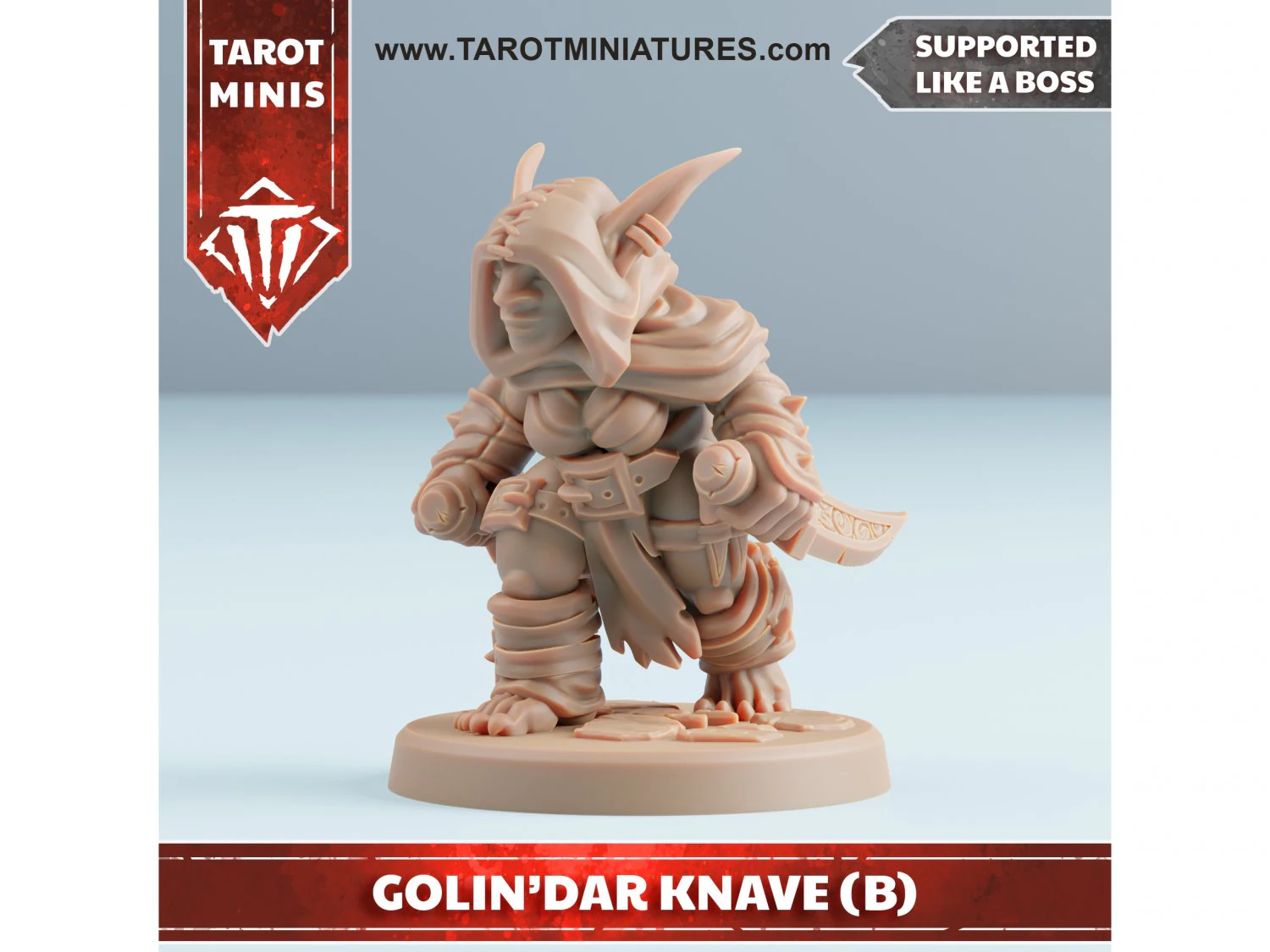GOLINDAR KNAVE GOBLIN B 3D Print Model .c4d .max .obj .3ds .fbx .stl .blend