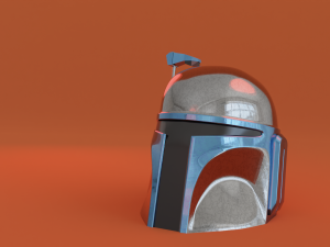 Mandalorian Helmet 3D Model