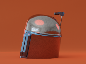 Mandalorian Helmet Modelo 3D