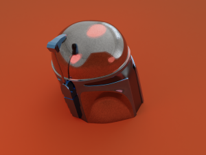Mandalorian Helmet Modelo 3D