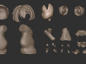 HATSUNE MIKU 3D Print Model