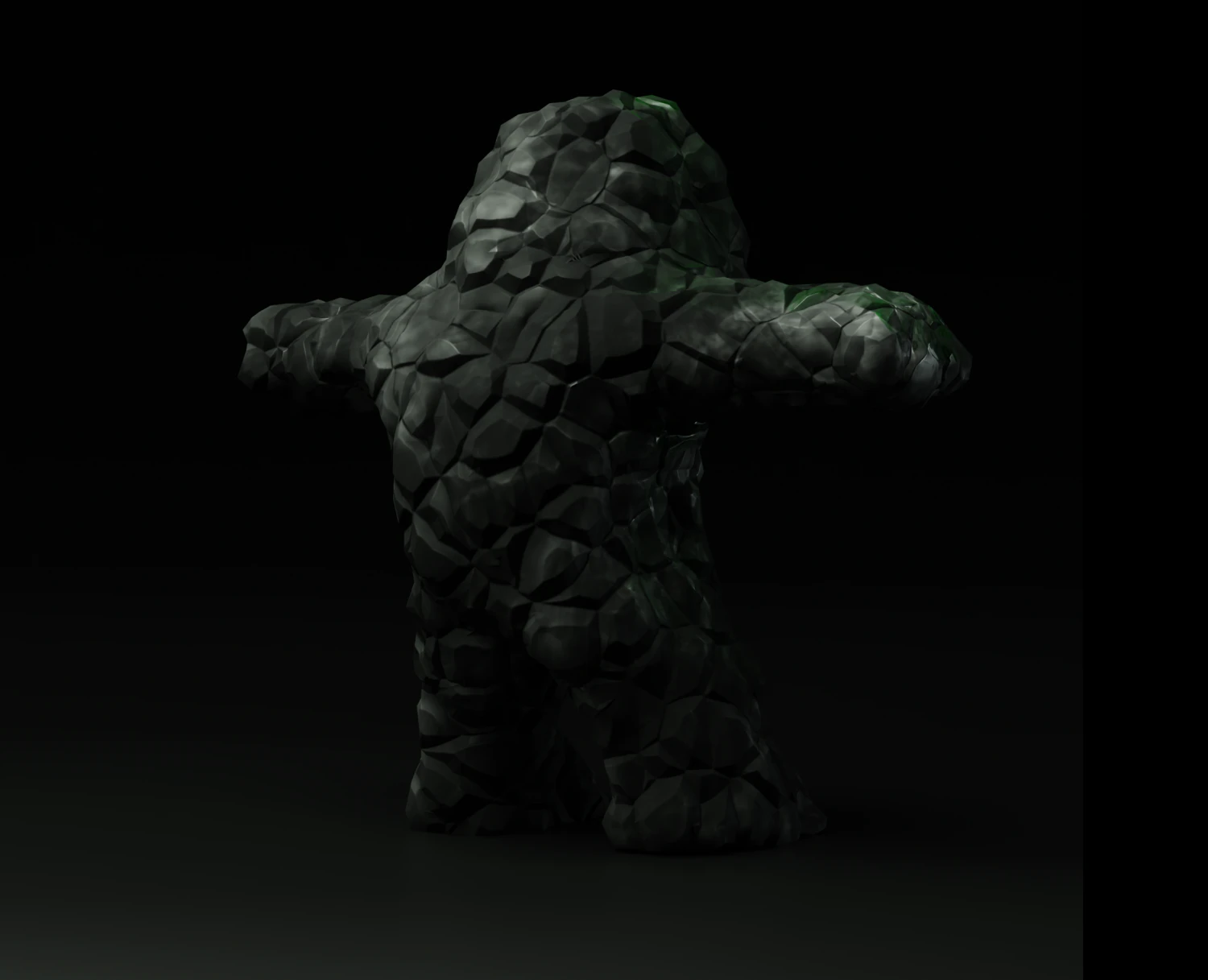 Stone Golem 3D Model .c4d .max .obj .3ds .fbx .stl .blend
