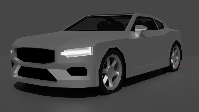 Polestar 1 Low-Poly 3D मॉडल .c4d .max .obj .3ds .fbx .stl .blend 