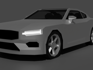 Polestar 1 Low-Poly Modelo 3D