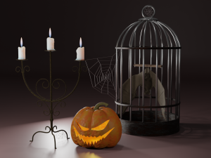 Halloween Fantasy Modelo 3D