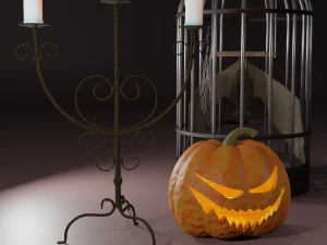 fantas&iacute;a de halloween Modelo 3D