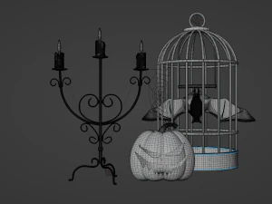 fantas&iacute;a de halloween Modelo 3D