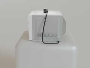 Refrigerator microwave gas stove for the kitchen 3D Модель