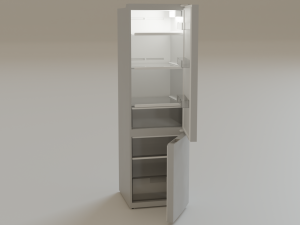 Refrigerator microwave gas stove for the kitchen 3D Модель
