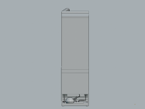 Refrigerator microwave gas stove for the kitchen 3D Модель