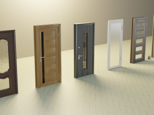 Doors set 3D Модель