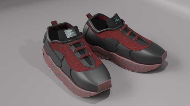 Sneakers Modèle 3D .c4d .max .obj .3ds .fbx .stl .blend 