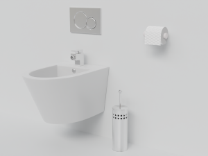 3D Sanitary ware and bathroom furniture model 3D Модель