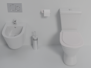 3D Sanitary ware and bathroom furniture model 3D Модель