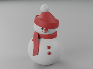 Snowman 3D-Modell