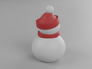 Snowman 3D Model