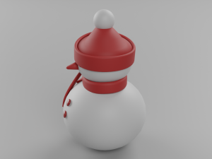 Snowman 3D Model