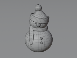Snowman 3D Model