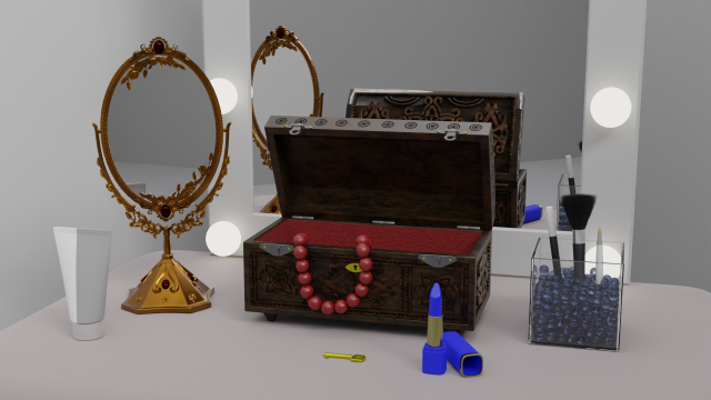 Womens little things 3D 모델 .c4d .max .obj .3ds .fbx .stl .blend 
