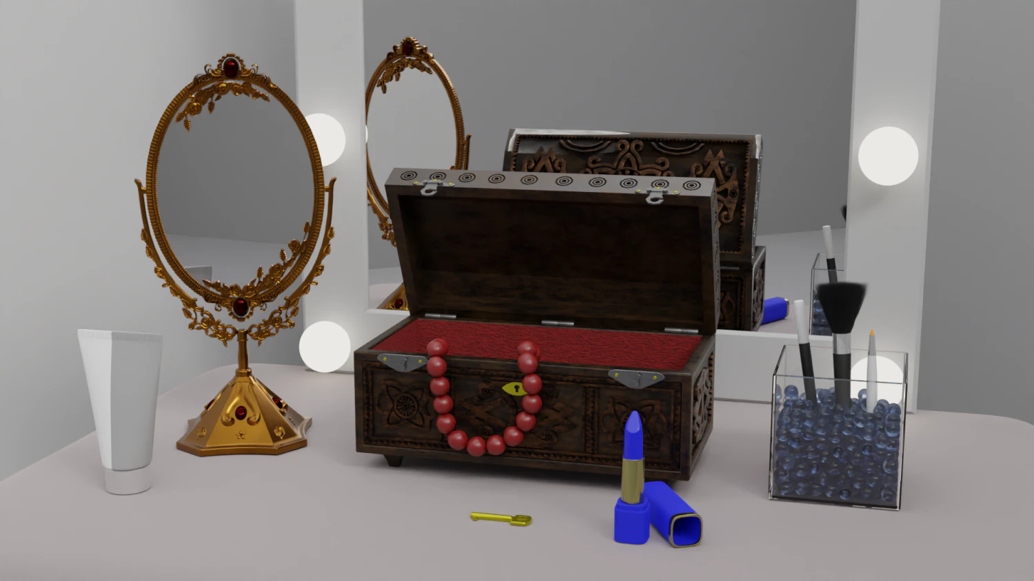 Womens little things 3D Model .c4d .max .obj .3ds .fbx .stl .blend 