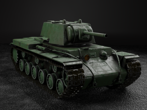 Soviet tank KV 1 Modelo 3D