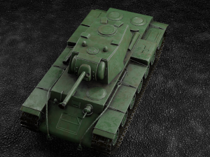 Soviet tank KV 1 Modelo 3D