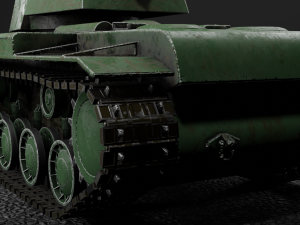 Soviet tank KV 1 Modelo 3D