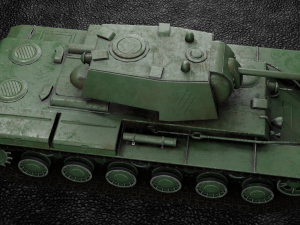 Soviet tank KV 1 Modelo 3D