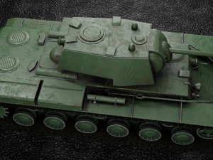 Soviet tank KV 1 3D Model