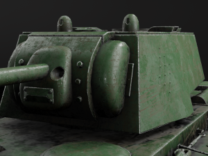Soviet tank KV 1 Modelo 3D