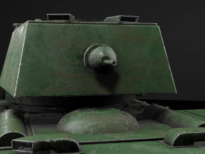 Soviet tank KV 1 3D Model