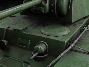 Soviet tank KV 1 Modelo 3D