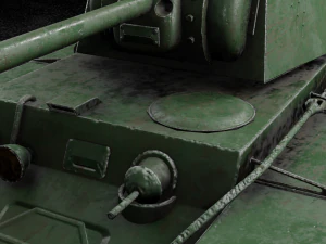 Soviet tank KV 1 3D Model