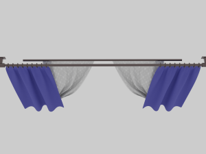 Curtains 3D मॉडल