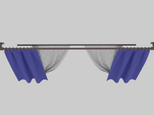 Curtains 3D Model