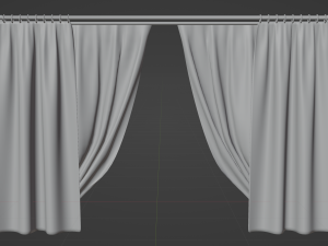 Curtains 3D मॉडल