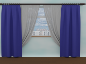 Curtains 3D मॉडल