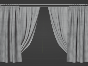 Curtains 3D मॉडल