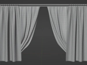 Curtains 3D Model