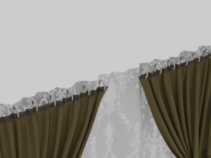 Curtains 3D मॉडल