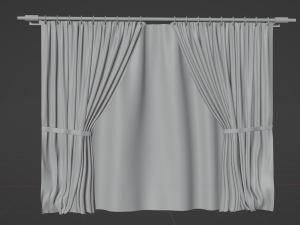 Curtains 3D मॉडल