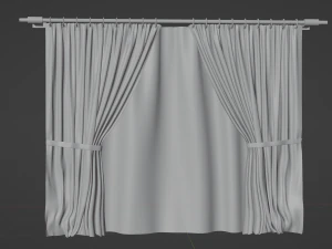 Curtains 3D Model